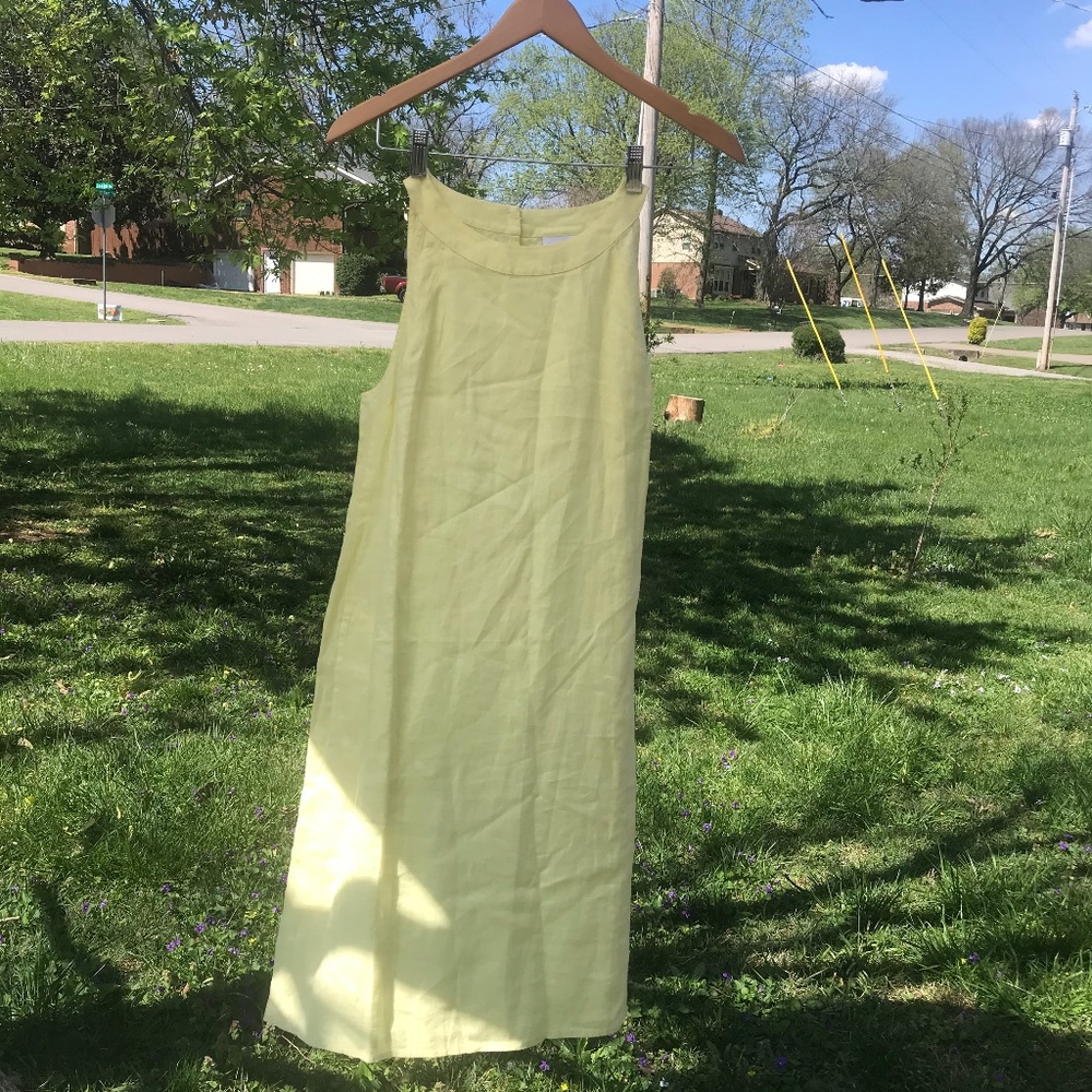 J Jill 100% Linen Dress